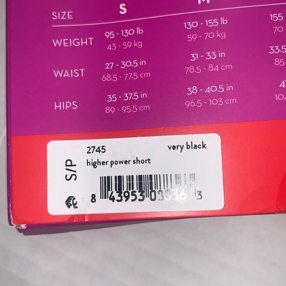 SPANX Higher Power Short. Very‎ Black. Size Small - Picture 6 of 11